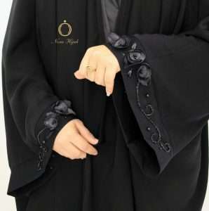 عربی عبایی مچ ربان مشکی جنس سیزو 28