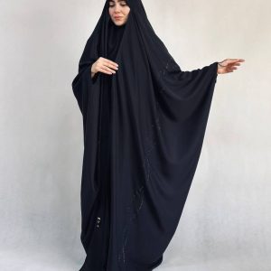 چادر مشکی عربی اصیل ندا تمام نگین دیزاین